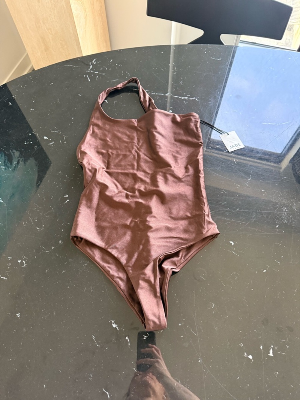 Jade Kids One-Piece Swimsuit in Brown